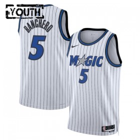 Barn Orlando Magic Tröja Paolo Banchero Nike 2025-26 Association Edition Vit Swingman